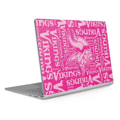 NFL Minnesota Vikings - Blast Pink Surface Book 2 13.5in Skin