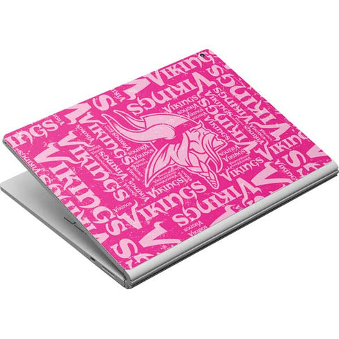 NFL Minnesota Vikings - Blast Pink Surface Book Skin