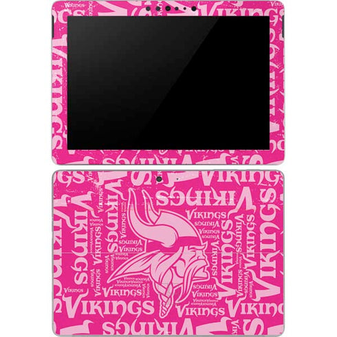 NFL Minnesota Vikings - Blast Pink Surface Go Skin