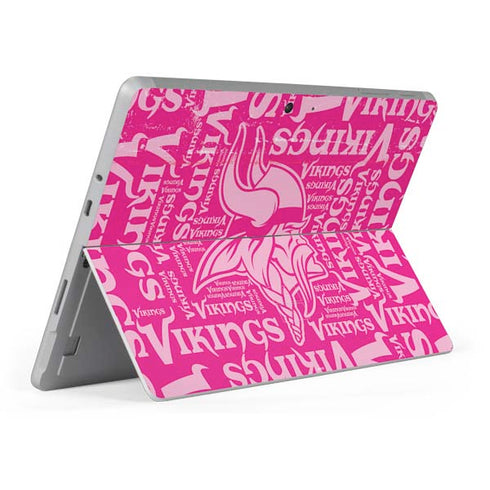 NFL Minnesota Vikings - Blast Pink Surface Go Skin