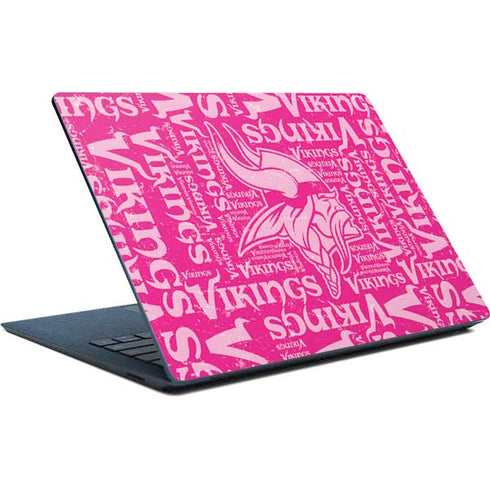 NFL Minnesota Vikings - Blast Pink Surface Laptop Skin