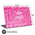 NFL Minnesota Vikings - Blast Pink Universal Laptop 17in (13.8 x 10in) Skin