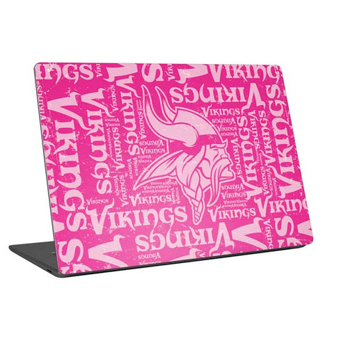 NFL Minnesota Vikings - Blast Pink Universal Laptop 18in (14.6 x 10.6in) Skin