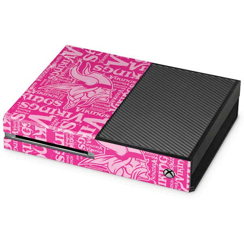 NFL Minnesota Vikings - Blast Pink Xbox One Console Skin