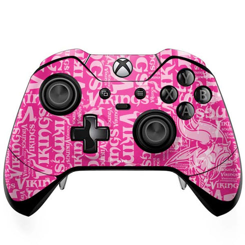 NFL Minnesota Vikings - Blast Pink Xbox One Elite Controller Skin
