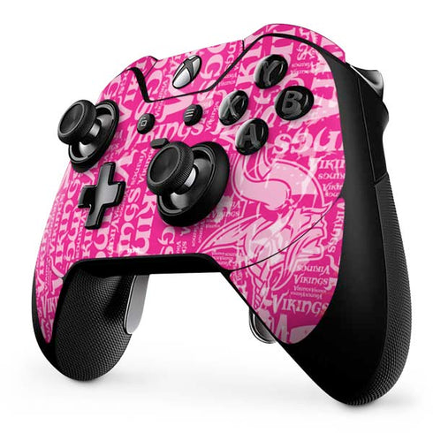 NFL Minnesota Vikings - Blast Pink Xbox One Elite Controller Skin
