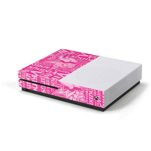 NFL Minnesota Vikings - Blast Pink Xbox One S Console Skin