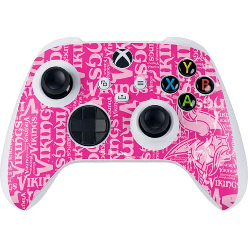 NFL Minnesota Vikings - Blast Pink Xbox Series S Controller Skin