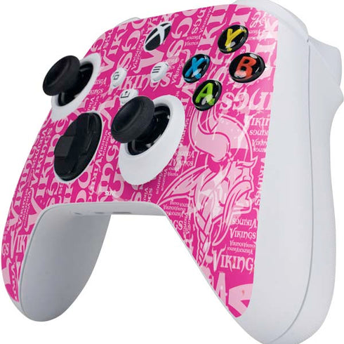 NFL Minnesota Vikings - Blast Pink Xbox Series S Controller Skin
