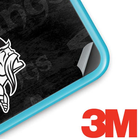 NFL Minnesota Vikings Black & White Nintendo 2DS XL (2017) Skin