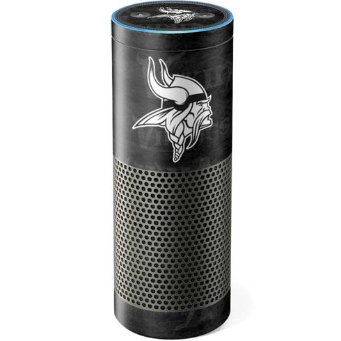 NFL Minnesota Vikings Black & White Amazon Echo Skin
