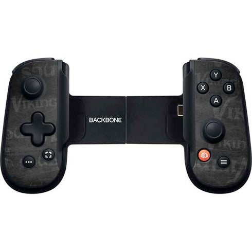 NFL Minnesota Vikings Black & White Backbone One for iPhone Game Controller Skin