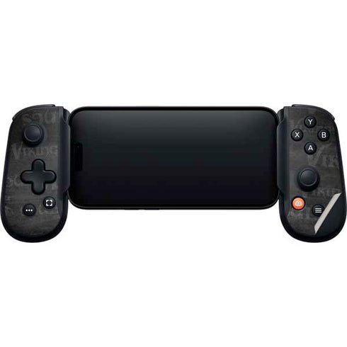 NFL Minnesota Vikings Black & White Backbone One for iPhone Game Controller Skin