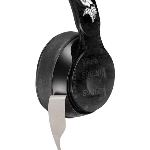NFL Minnesota Vikings Black & White Beats Solo Pro Skin