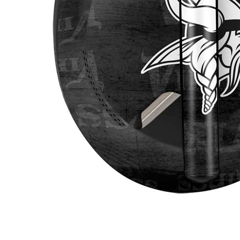 NFL Minnesota Vikings Black & White Bose Noise Cancelling Headphones 700 Skin