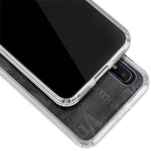 NFL Minnesota Vikings Black & White Galaxy A10e Clear Case