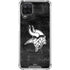 NFL Minnesota Vikings Black & White Galaxy A12 Clear Case