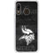 NFL Minnesota Vikings Black & White Galaxy A20 Clear Case