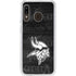 NFL Minnesota Vikings Black & White Galaxy A20 Clear Case