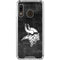 NFL Minnesota Vikings Black & White Galaxy A30 Clear Case
