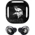NFL Minnesota Vikings Black & White Galaxy Buds Pro Skin