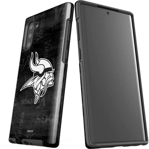 NFL Minnesota Vikings Black & White Galaxy Note 10 Pro Case
