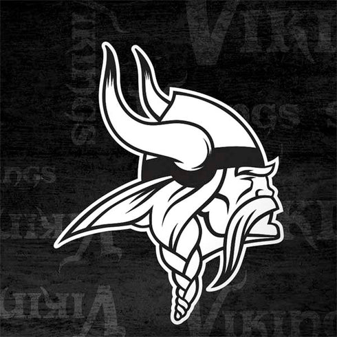 NFL Minnesota Vikings Black & White Galaxy Note 8 Skin