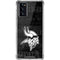 NFL Minnesota Vikings Black & White Galaxy Note20 5G Clear Case