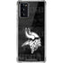 NFL Minnesota Vikings Black & White Galaxy Note20 5G Clear Case