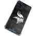 NFL Minnesota Vikings Black & White Galaxy S20 FE Clear Case