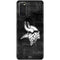 NFL Minnesota Vikings Black & White Galaxy S20 Skin