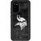 NFL Minnesota Vikings Black & White Galaxy S20 Waterproof Case