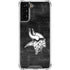 NFL Minnesota Vikings Black & White Galaxy S21 Plus 5G Clear Case