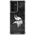 NFL Minnesota Vikings Black & White Galaxy S21 Ultra 5G Clear Case