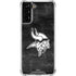 NFL Minnesota Vikings Black & White Galaxy S22 Plus Clear Case