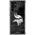 NFL Minnesota Vikings Black & White Galaxy S22 Ultra Clear Case