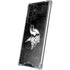 NFL Minnesota Vikings Black & White Galaxy S22 Ultra Clear Case