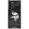NFL Minnesota Vikings Black & White Galaxy S23 Plus Clear Case