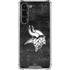 NFL Minnesota Vikings Black & White Galaxy S23 Plus Clear Case