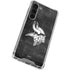 NFL Minnesota Vikings Black & White Galaxy S23 Plus Clear Case
