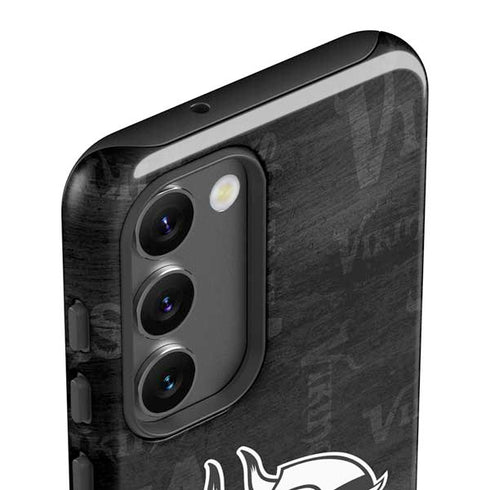 NFL Minnesota Vikings Black & White Galaxy S23 Pro Case