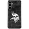 NFL Minnesota Vikings Black & White Galaxy S24 Plus Clear Case