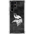 NFL Minnesota Vikings Black & White Galaxy S24 Ultra Clear Case