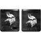 NFL Minnesota Vikings Black & White Galaxy Z Flip Skin