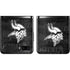 NFL Minnesota Vikings Black & White Galaxy Z Flip Skin