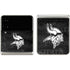 NFL Minnesota Vikings Black & White Galaxy Z Flip3 5G Skin