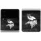 NFL Minnesota Vikings Black & White Galaxy Z Flip4 5G Skin