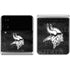 NFL Minnesota Vikings Black & White Galaxy Z Flip4 5G Skin