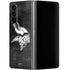 NFL Minnesota Vikings Black & White Galaxy Z Fold4 5G Skin