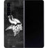 NFL Minnesota Vikings Black & White Galaxy Z Fold4 5G Skin